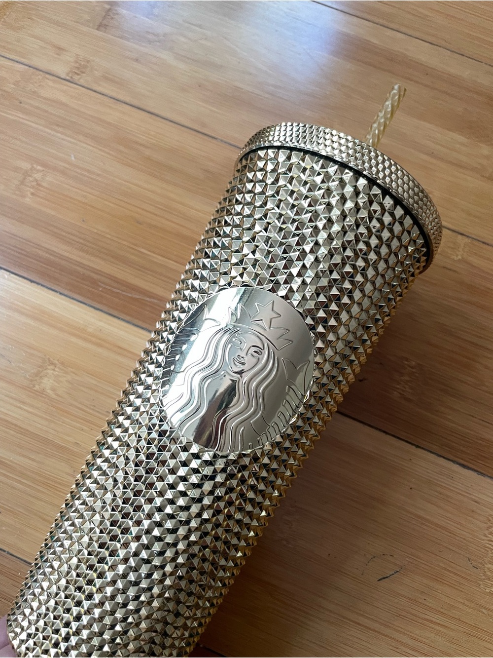 NWT Starbucks Gold Foil Tumbler